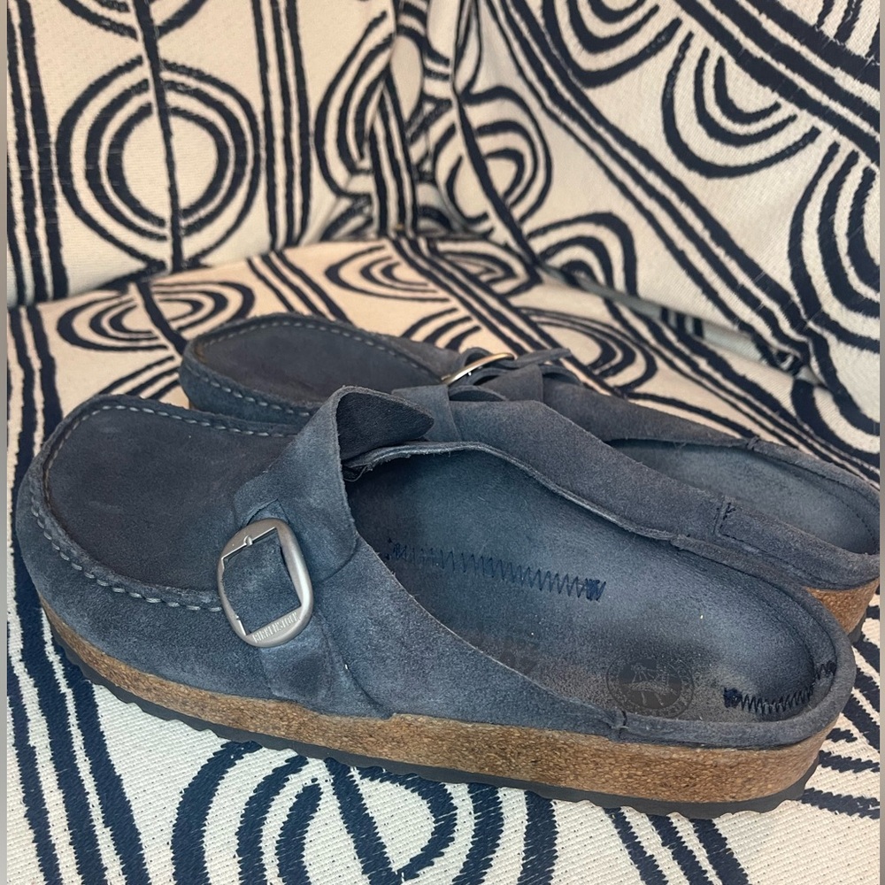 Buckley Birkenstock Navy  Clogs - 40